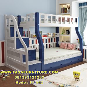 Tempat Tidur Anak Kembar Model Tingkat