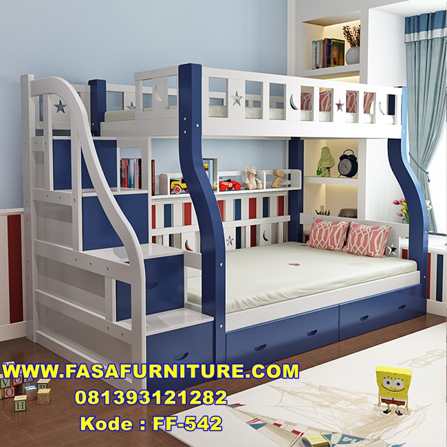 Tempat Tidur Anak Kembar Model Tingkat