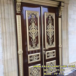 Jual Pintu Kupu Tarung Ukir Jepara FF-572