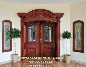 Pintu Rumah Model Lengkung Mewah