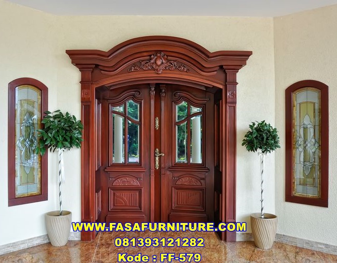 Pintu Rumah Model Lengkung Mewah