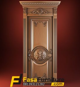 Model Pintu Kamar Ukir Mewah Kayu Jati