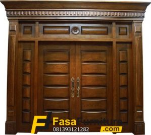 Model Pintu Rumah Minimalis Double Mewah
