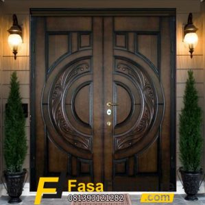 Model Pintu Utama Ukir Mewah Kayu Jati