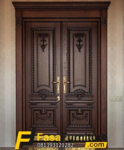 Set Daun Pintu Utama Ukiran Model Klasik