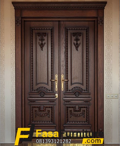 Set Daun Pintu Utama Ukiran Model Klasik