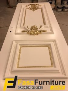 Model Daun Pintu Ukiran Gold Mewah FF-701