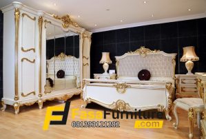 Set Tempat Tidur Mewah Ukir Masufana Klasik Jepara
