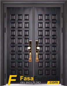 Model Pintu Depan Minimalis Kayu Solid