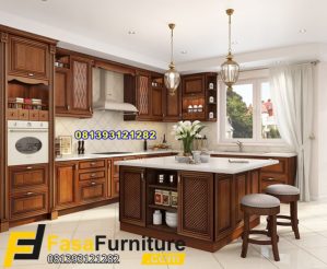 Contoh Kitchen Set Jati Ruang Dapur Minimalis