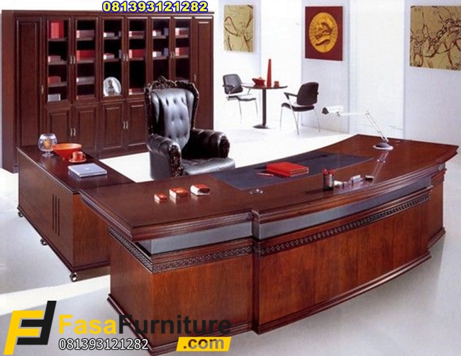 Furniture Meja Kantor Minimalis Jepara