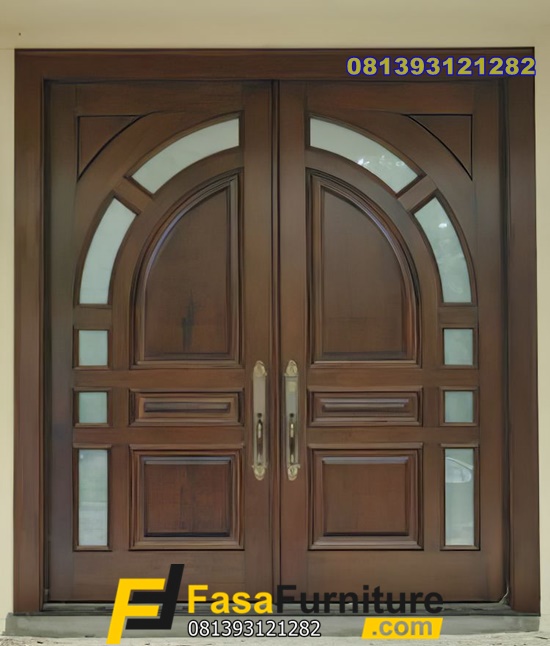 Kusen Pintu Rumah Utama Minimalis Kayu Jati