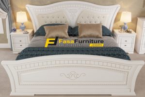 Model Tempat Tidur Minimalis Duco White