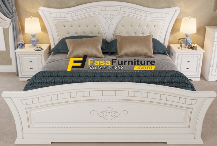 Model Tempat Tidur Minimalis Duco White