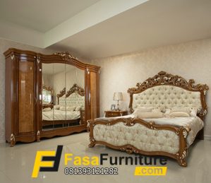 Tempat Tidur Mewah Jati Ukir Jepara