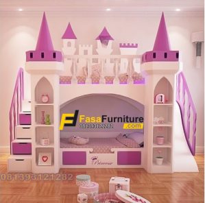 Istana Tempat Tidur Anak Artis 2 Kasur Mewah