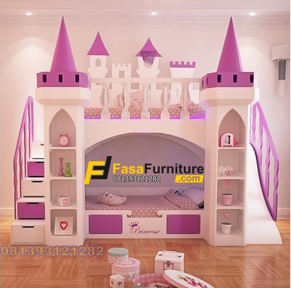 Istana Tempat Tidur Anak Artis 2 Kasur Mewah