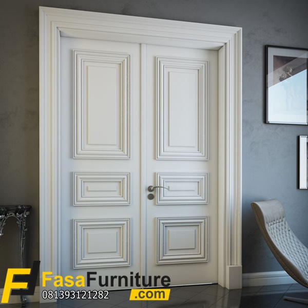 Pintu Rumah Minimalis Double Profilan