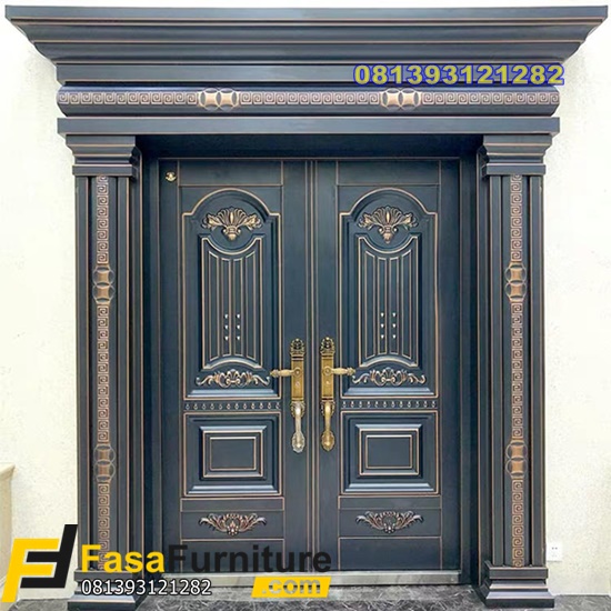 Pintu Double Kayu Jati Klasik Jepara