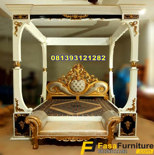 Tempat Tidur Artis Model Kanopi Ukir Mewah