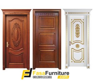 3 Model Pintu Kamar Modern Kayu Jati