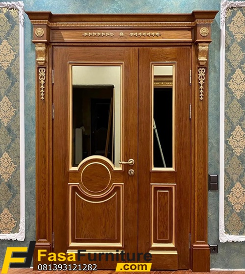 Pintu Jendela Single Kaca Tengah Modern