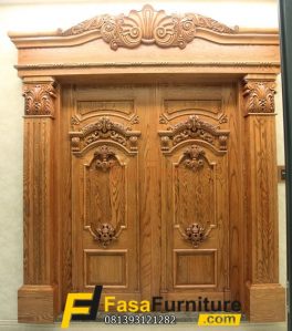 Pintu Rumah Mewah Ukir Jepara FF-841