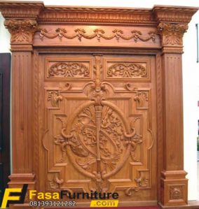 Pintu Ukir Modern Dari Jepara Jawa Tengah