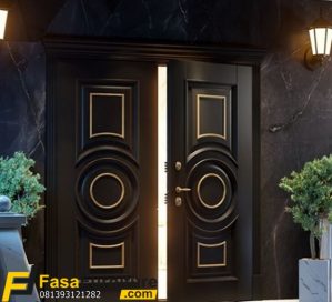 Pintu Utama Minimalis Mewah Kayu Nangka Salak