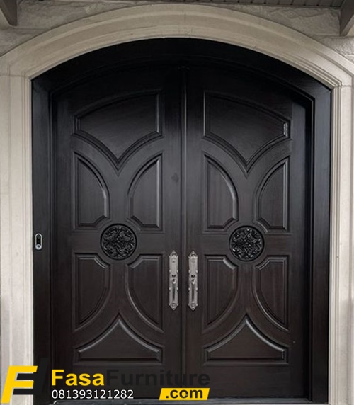 Profilan Pintu Rumah Minimalis Model Lengkung