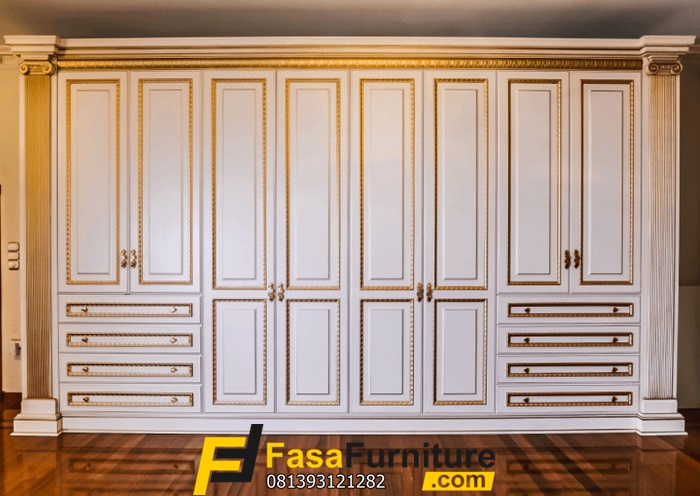 Lemari Pakaian Ukuran Jumbo 8 Pintu Modern