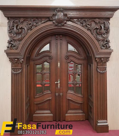 Pintu Utama Lengkung Minimalis Itali