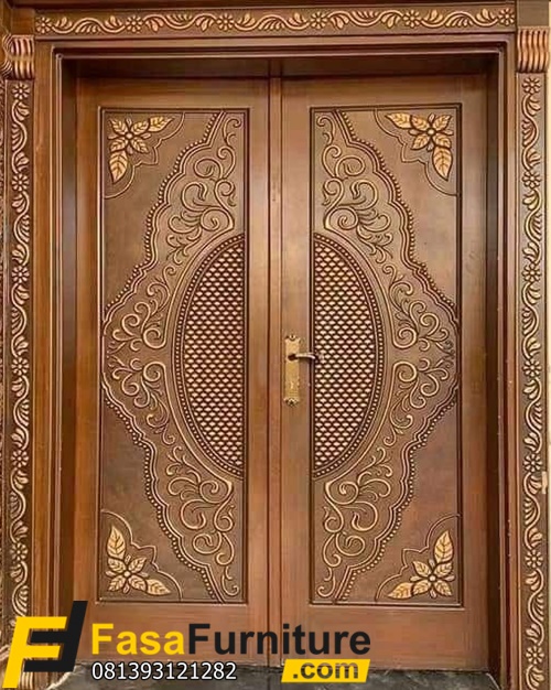 Kusen Pintu Utama Ukir Mewah