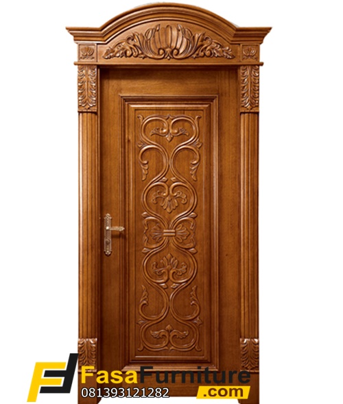 Model Pintu Kamar Tidur Ukir Natural