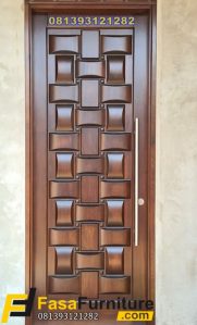 Model Pintu Kamar Tidur Anyaman Ketupat Terbaru