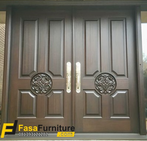 2 Pintu Rumah Depan Modern Ukuran Jumbo