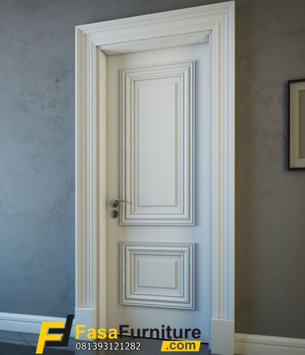 Model Kusen Pintu Kamar Hotel Putih Mewah
