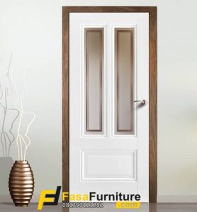 Pintu Kantor Minimalis Kaca Putih Model Terbaru