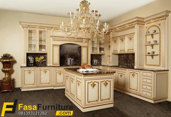 Jual Kitchen Set Klasik Ukir Terbaru