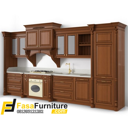 Model Kitchen Set Jati Minimalis Modern