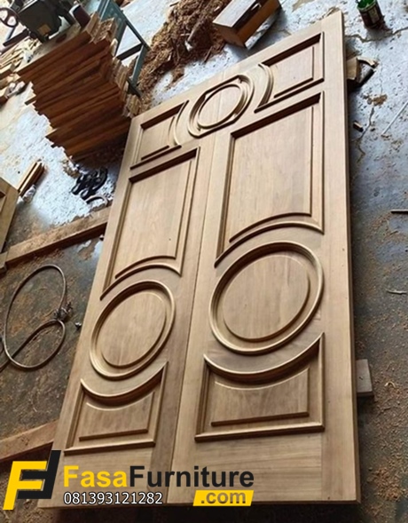 Daun Pintu Utama Minimalis Kupu Tarung Mewah