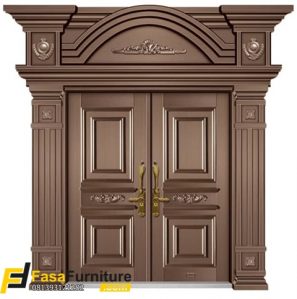 Daun Pintu Rumah Kayu Jati Modern