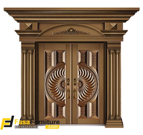 Pintu Ukir Jepara Kupu Tarung Mewah