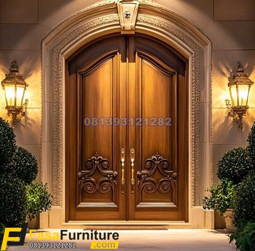 Model Pintu Rumah Lengkung Mewah