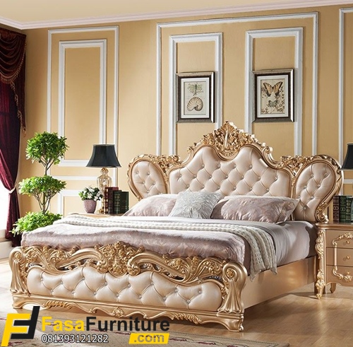 Model Tempat Tidur Gold Mewah