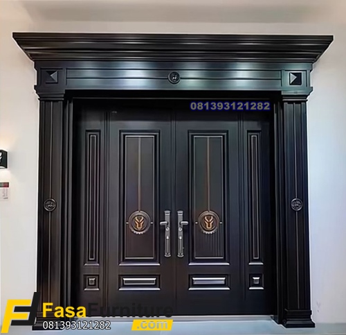 Model Pintu Depan Minimalis 2 Pintu Modern