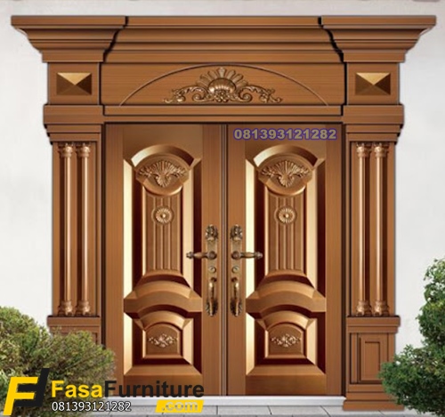 Pintu Depan Rumah Klasik 2 Pintu Terbaru
