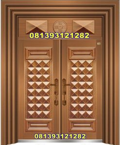 Pintu Rumah Model Kotak Profilan Minimalis Modern
