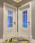 Model Pintu Kamar Kaca Minimalis Putih Mewah