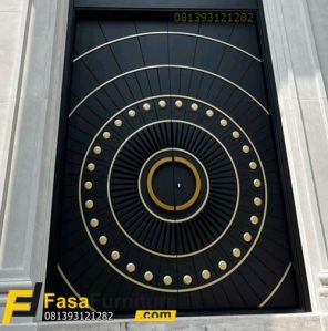 Model Pintu Rumah Sultan Kupu Tarung Full Jati Mewah